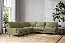 Marri Grand Corner Sofa - Brera Linen Sage