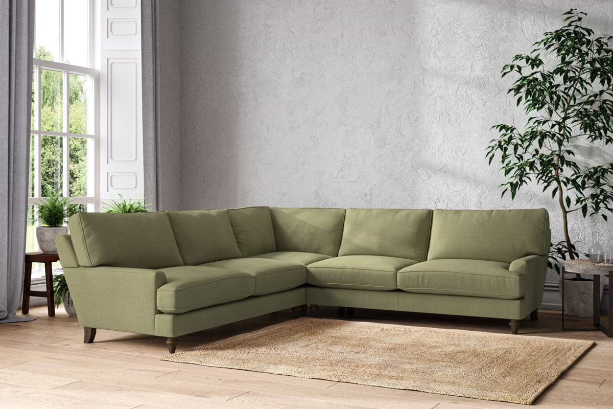 Marri Grand Corner Sofa - Brera Linen Sage