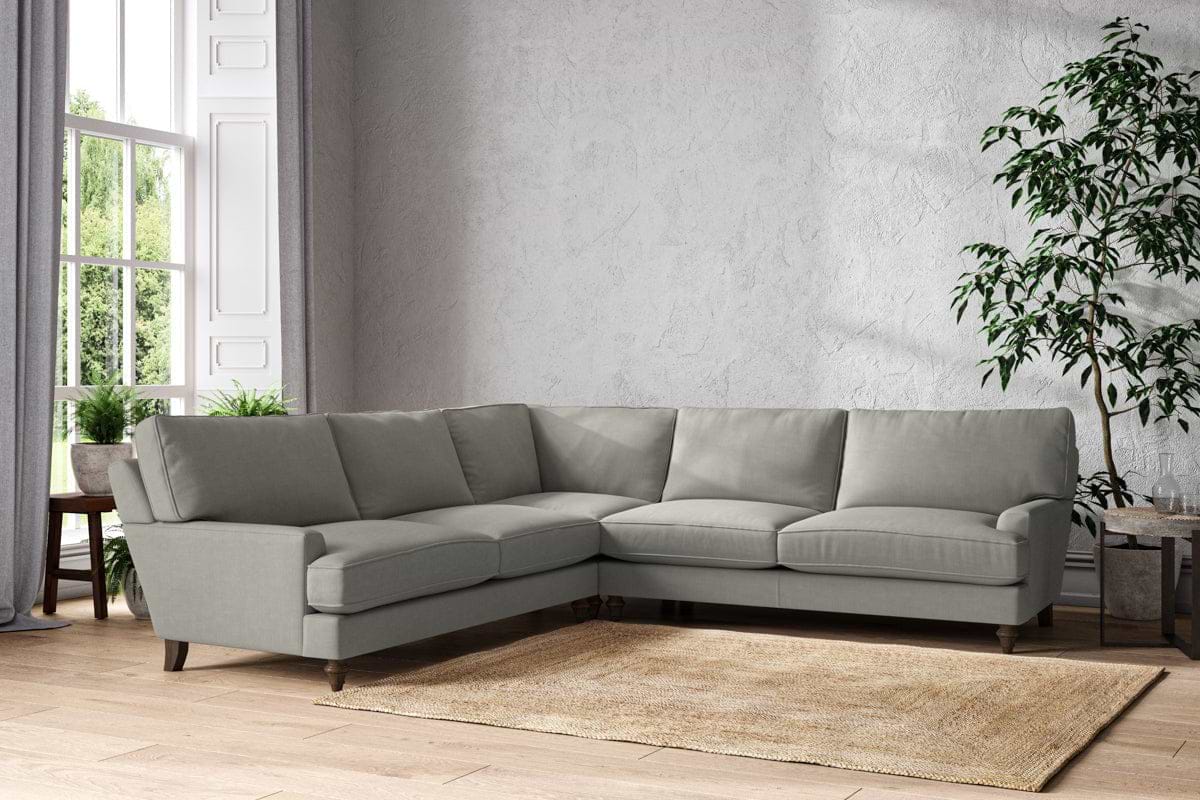 Marri Grand Corner Sofa - Brera Linen Smoke