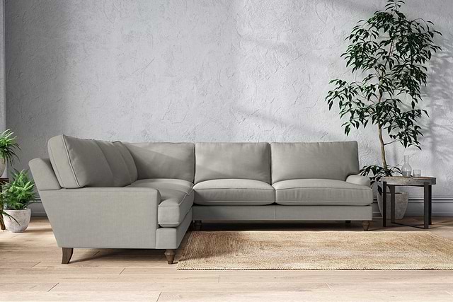 Marri Grand Corner Sofa - Brera Linen Smoke