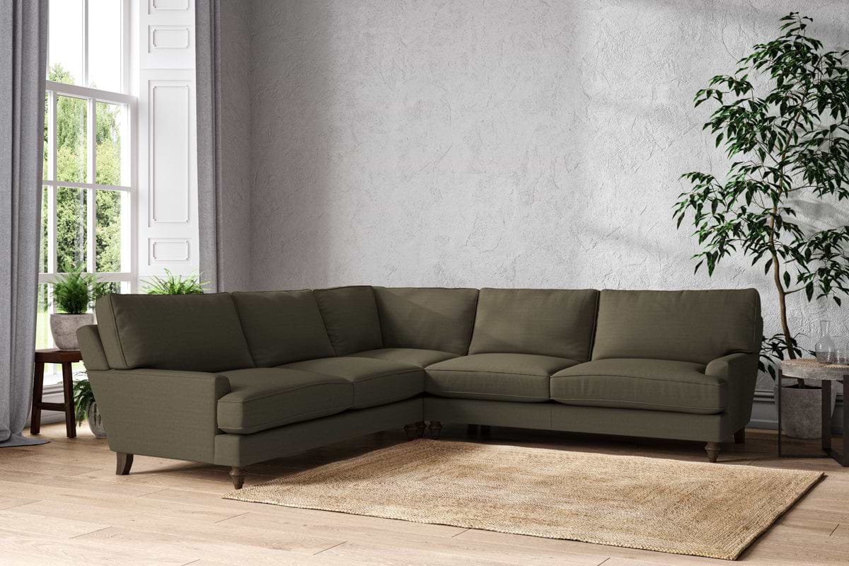 Marri Grand Corner Sofa - Recycled Cotton Fatigue