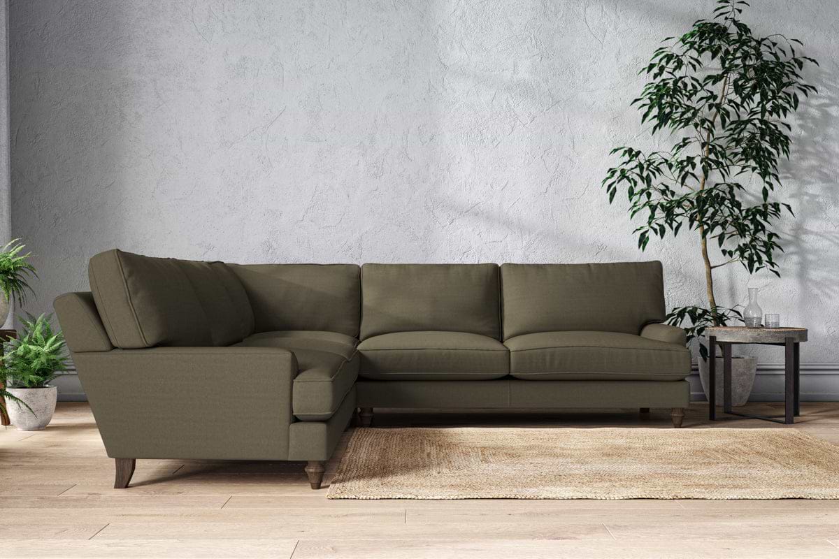 Marri Grand Corner Sofa - Recycled Cotton Fatigue-MAKE TO ORDER-Nkuku