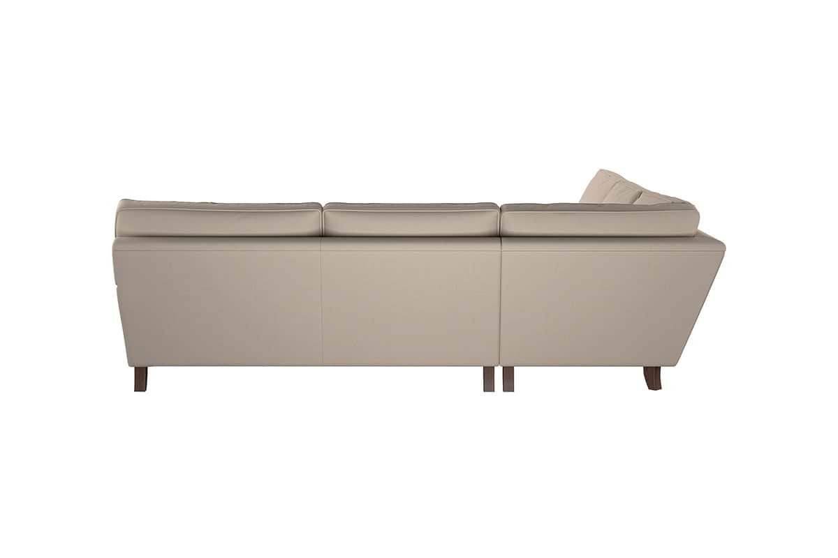Marri Grand Corner Sofa - Recycled Cotton Stone-MAKE TO ORDER-Nkuku