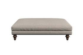 Marri Grand Footstool - Brera Linen Jade