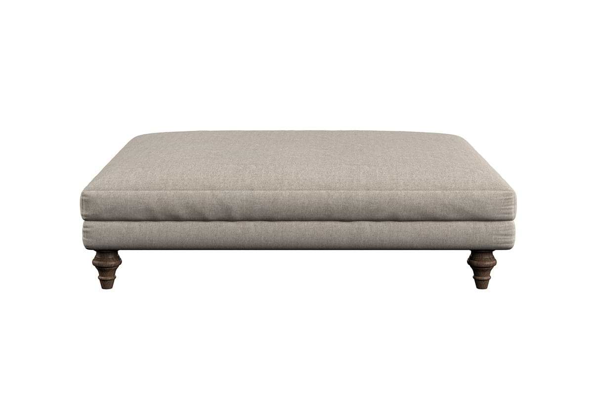 Marri Grand Footstool - Brera Linen Jade