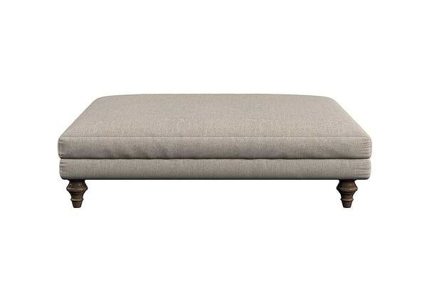 Marri Grand Footstool - Brera Linen Natural