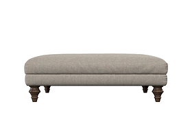 Marri Grand Footstool - Brera Linen Smoke
