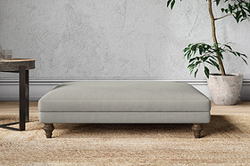 Marri Grand Footstool - Brera Linen Smoke