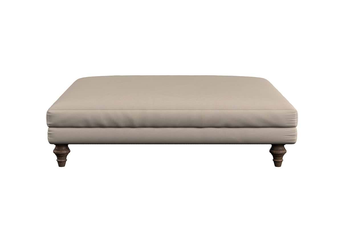 Marri Grand Footstool - Recycled Cotton Natural