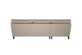 Marri Grand Left Hand Chaise Sofa - Recycled Cotton Thunder