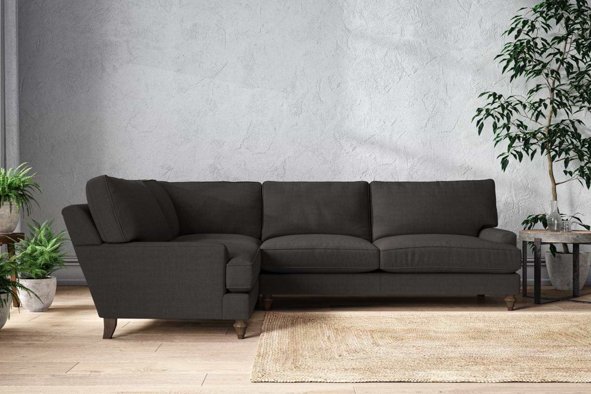 Marri Grand Left Hand Corner Sofa - Brera Linen Espresso-MAKE TO ORDER-Nkuku