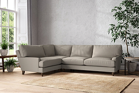 Marri Grand Left Hand Corner Sofa - Recycled Cotton Flax