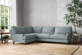 Marri Grand Left Hand Corner Sofa - Recycled Cotton Horizon-MAKE TO ORDER-Nkuku