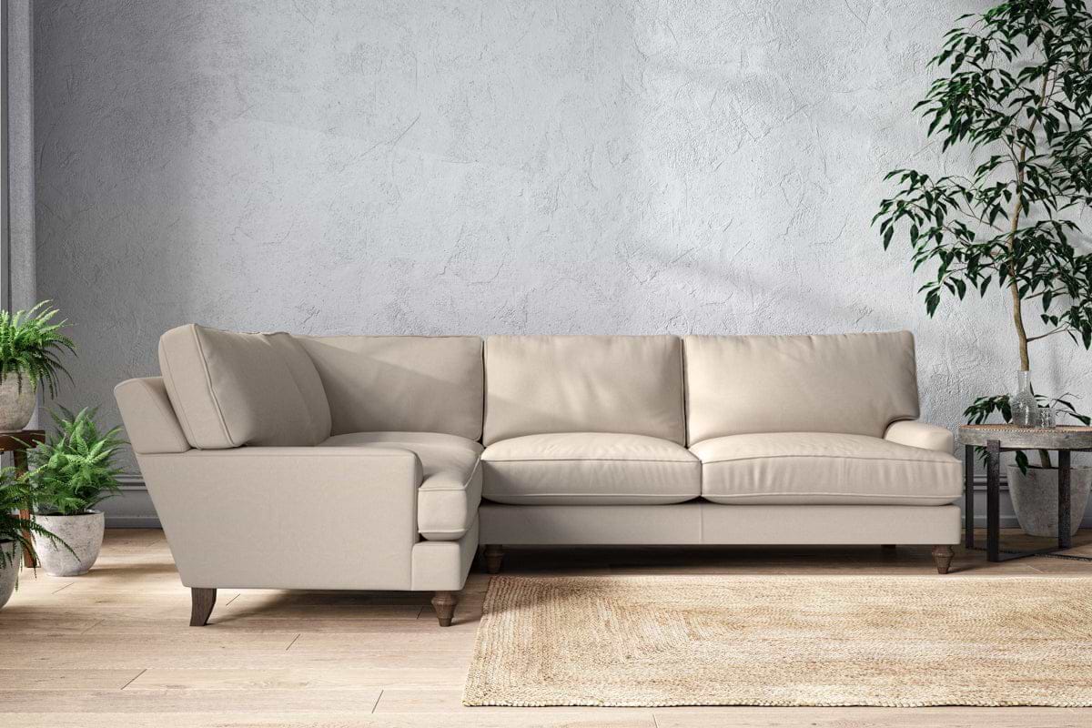 Marri Grand Left Hand Corner Sofa - Recycled Cotton Natural