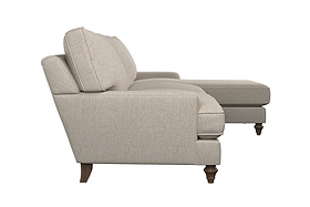 Marri Grand Right Hand Chaise Sofa - Brera Linen Dusk