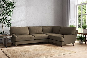 Marri Grand Right Hand Corner Sofa - Brera Linen Chestnut-MAKE TO ORDER-Nkuku