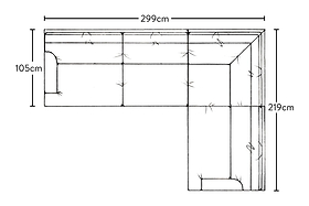 Marri Grand Right Hand Corner Sofa - Brera Linen Chestnut-MAKE TO ORDER-Nkuku