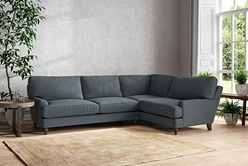 Marri Grand Right Hand Corner Sofa - Brera Linen Dusk-MAKE TO ORDER-Nkuku