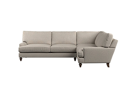 Marri Grand Right Hand Corner Sofa - Brera Linen Jade-MAKE TO ORDER-Nkuku