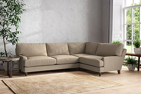 Marri Grand Right Hand Corner Sofa - Brera Linen Pebble-MAKE TO ORDER-Nkuku