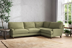 Marri Grand Right Hand Corner Sofa - Brera Linen Sage-MAKE TO ORDER-Nkuku