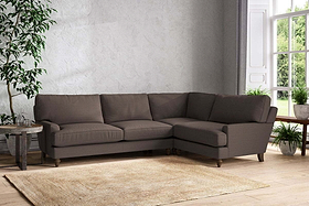 Marri Grand Right Hand Corner Sofa - Recycled Cotton Mocha-MAKE TO ORDER-Nkuku