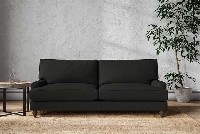 Marri Grand Sofa - Brera Linen Charcoal