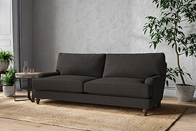 Marri Grand Sofa - Brera Linen Espresso-MAKE TO ORDER-Nkuku