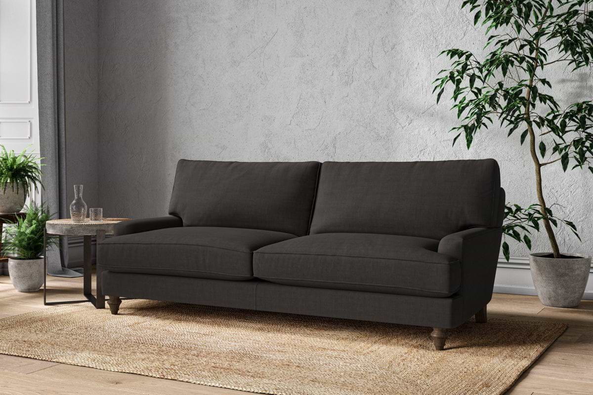 Marri Grand Sofa - Brera Linen Espresso-MAKE TO ORDER-Nkuku