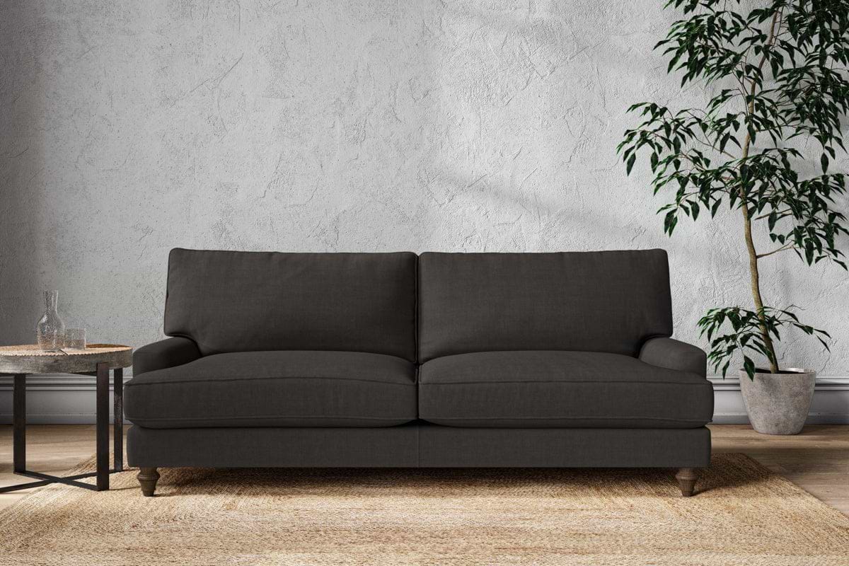 Marri Grand Sofa - Brera Linen Espresso-MAKE TO ORDER-Nkuku