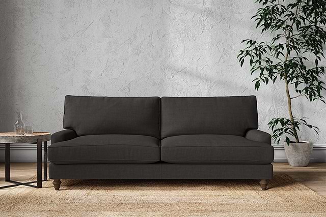 Marri Grand Sofa - Brera Linen Espresso-MAKE TO ORDER-Nkuku