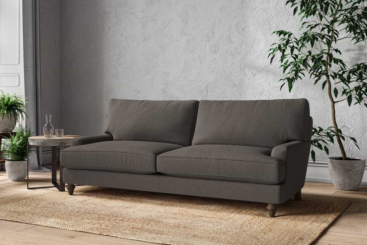 Marri Grand Sofa - Brera Linen Granite-MAKE TO ORDER-Nkuku