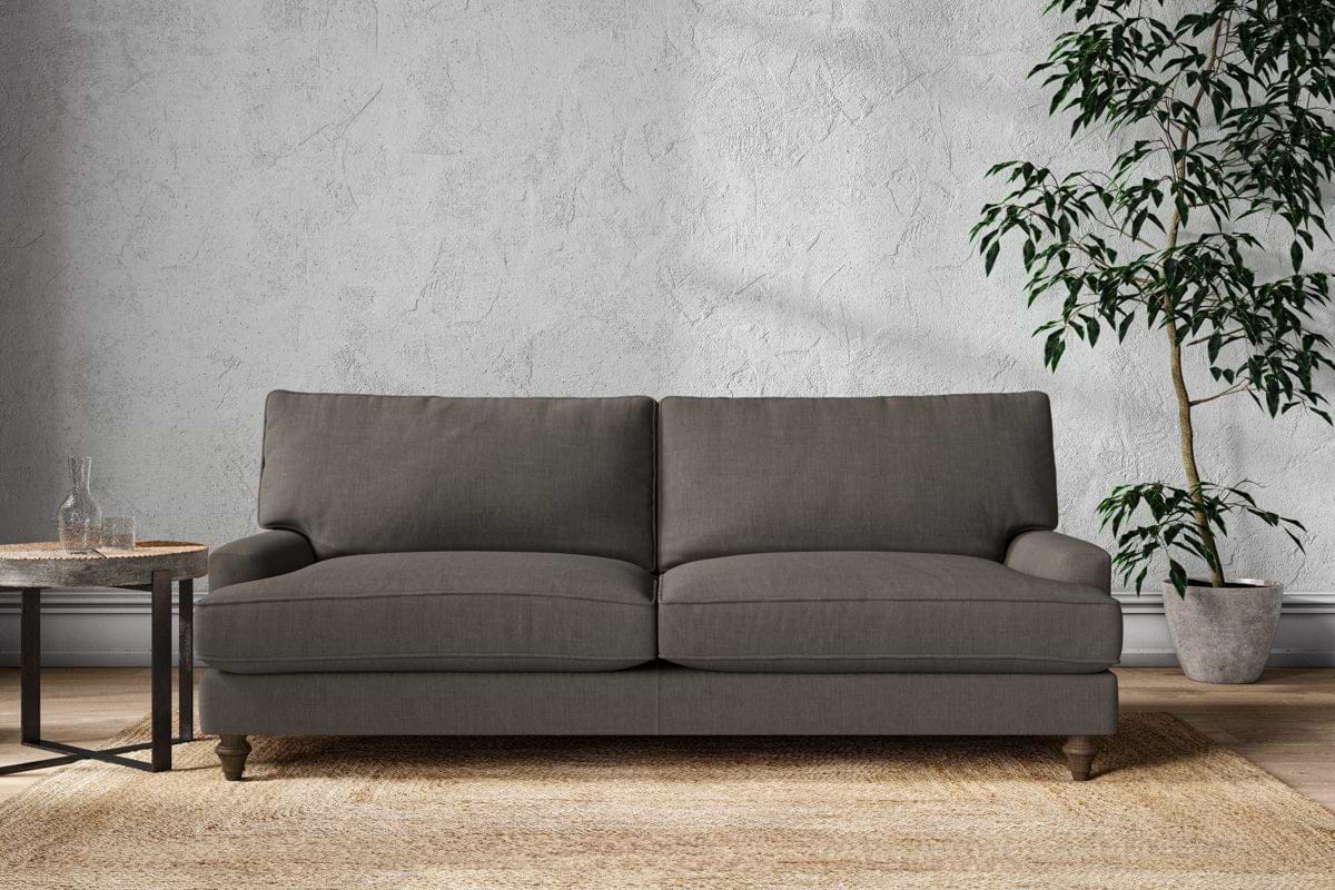 Marri Grand Sofa - Brera Linen Granite-MAKE TO ORDER-Nkuku