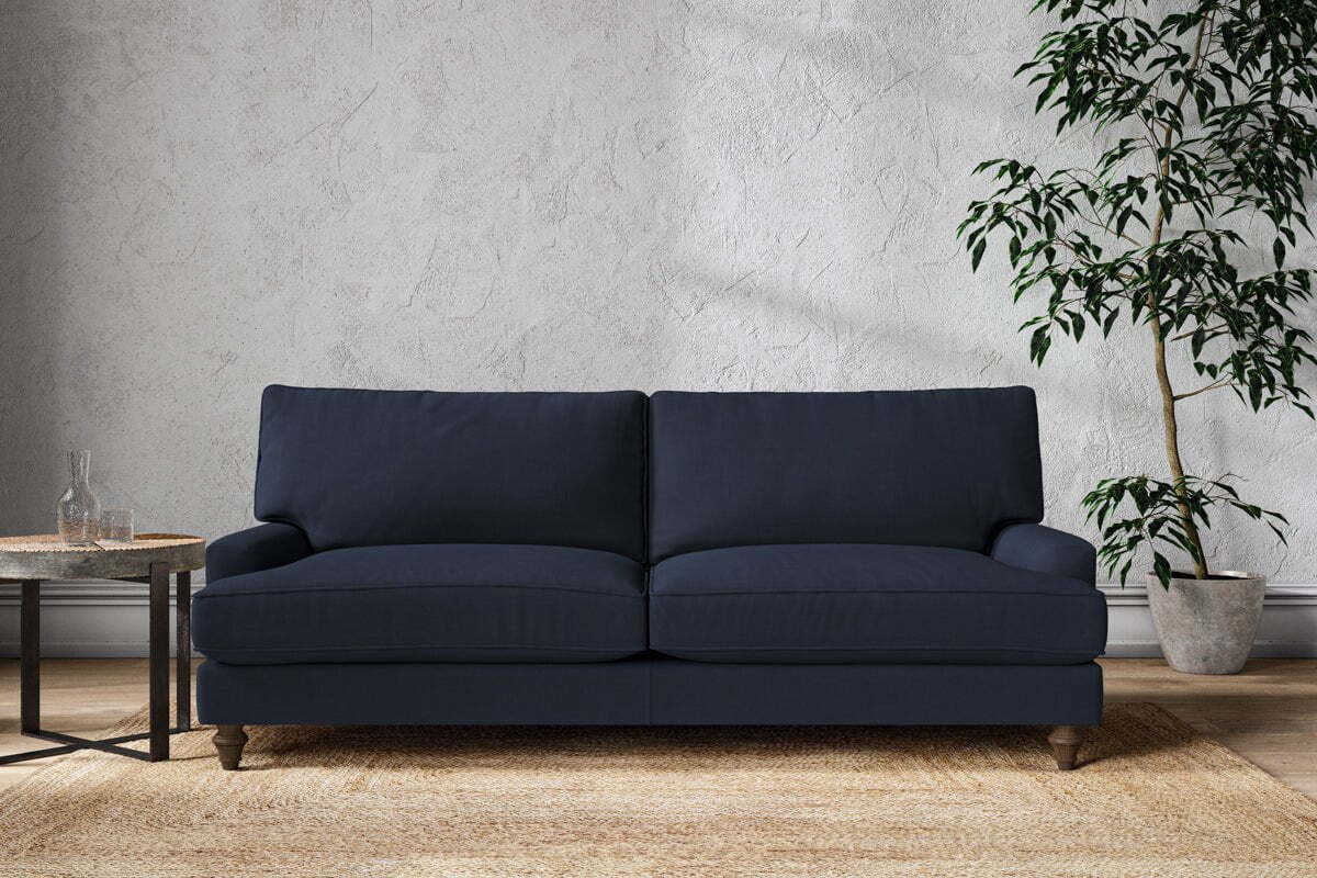 Marri Grand Sofa - Brera Linen Indigo-MAKE TO ORDER-Nkuku