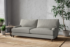 Marri Grand Sofa - Brera Linen Smoke-MAKE TO ORDER-Nkuku