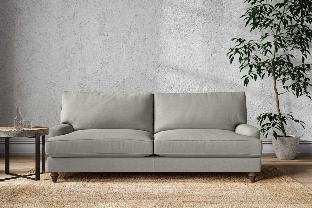 Marri Grand Sofa - Brera Linen Smoke-MAKE TO ORDER-Nkuku