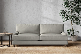 Marri Grand Sofa - Brera Linen Smoke-MAKE TO ORDER-Nkuku