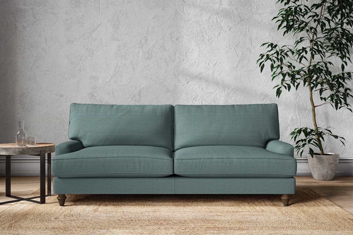 Marri Grand Sofa - Recycled Cotton Airforce-MAKE TO ORDER-Nkuku