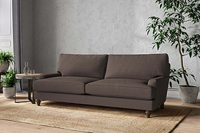 Marri Grand Sofa - Recycled Cotton Mocha-MAKE TO ORDER-Nkuku