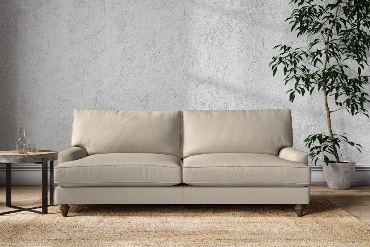 Marri Grand Sofa - Recycled Cotton Stone-MAKE TO ORDER-Nkuku