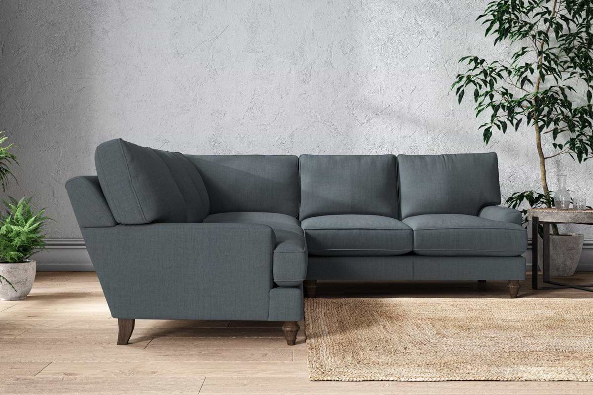 Marri Large Corner Sofa - Brera Linen Dusk-MAKE TO ORDER-Nkuku
