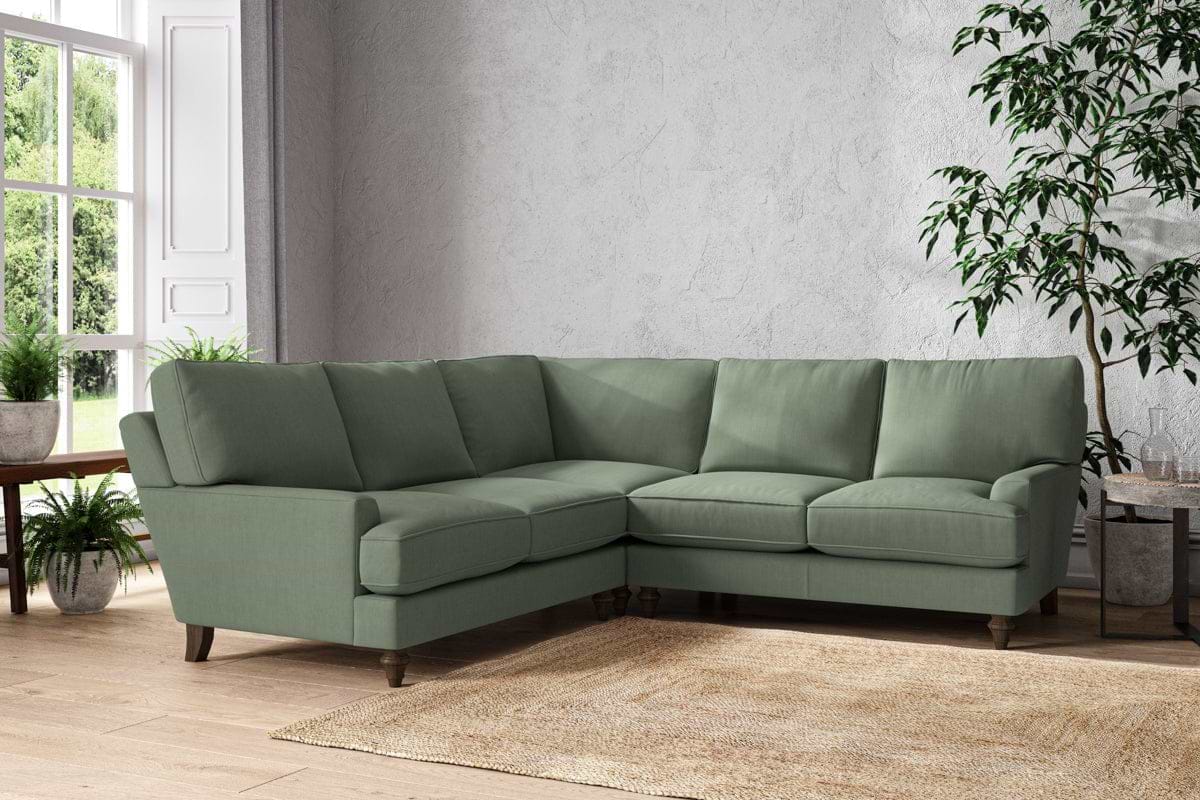 Marri Large Corner Sofa - Brera Linen Jade