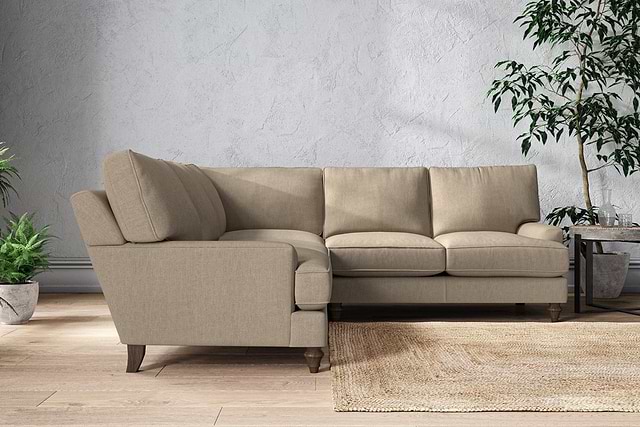 Marri Large Corner Sofa - Brera Linen Pebble