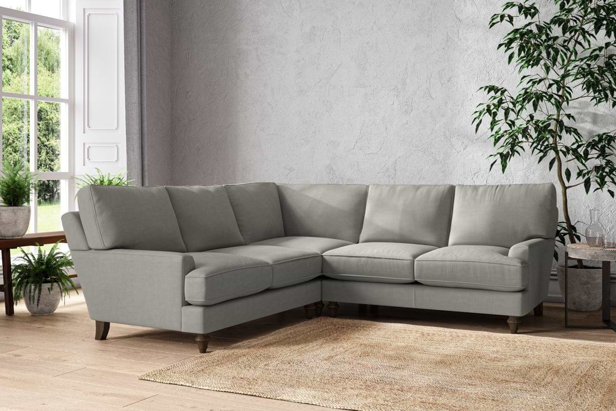 Marri Large Corner Sofa - Brera Linen Smoke