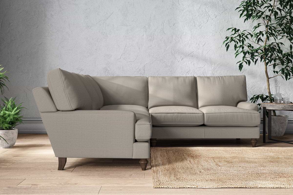 Marri Large Corner Sofa - Recycled Cotton Flax-MAKE TO ORDER-Nkuku