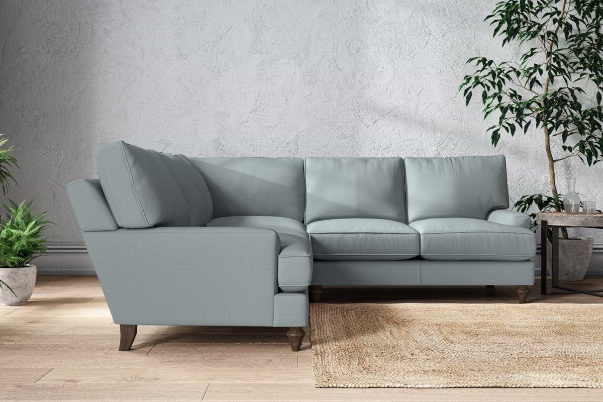 Marri Large Corner Sofa - Recycled Cotton Horizon-MAKE TO ORDER-Nkuku