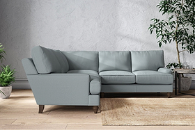 Marri Large Corner Sofa - Recycled Cotton Horizon-MAKE TO ORDER-Nkuku