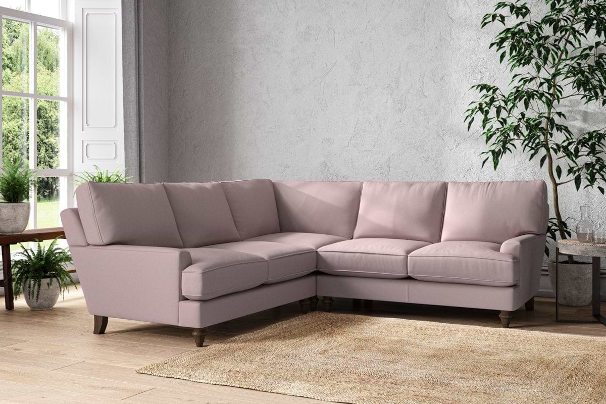 Marri Large Corner Sofa - Recycled Cotton Lavender