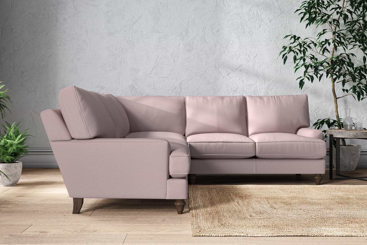 Marri Large Corner Sofa - Recycled Cotton Lavender-MAKE TO ORDER-Nkuku