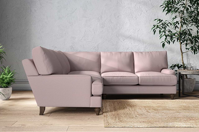 Marri Large Corner Sofa - Recycled Cotton Lavender